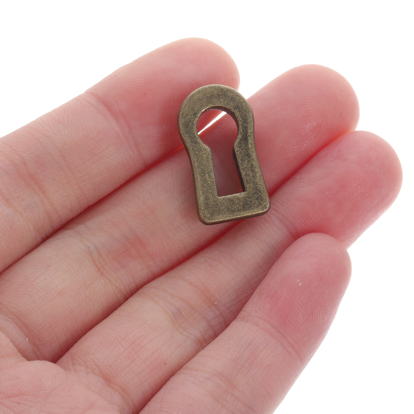Furniture Hardware Latch - 12Pcs Oval Zinc Alloy Keyhole Escutcheon