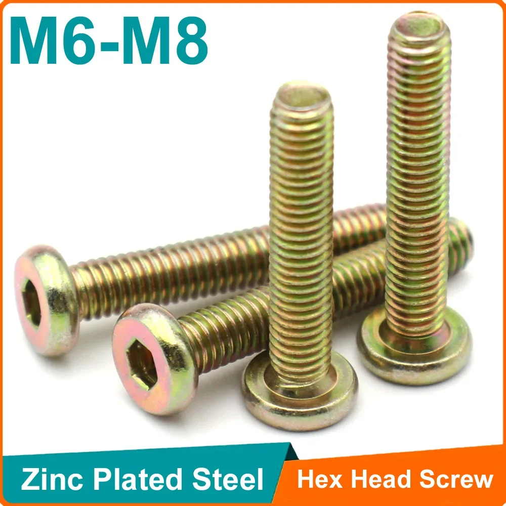 Furniture Hardware Lowes - Beicai 6pcs/lot M6 M8 Zinc-plated Flat