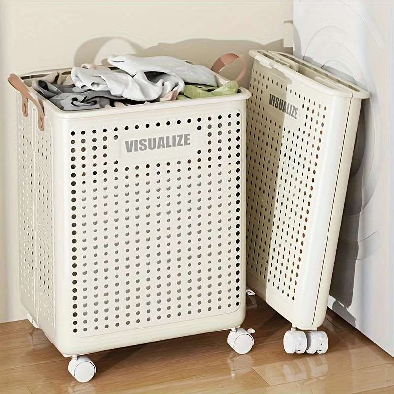 Furniture Hardware Latch - Extra Large Wheeled Folding Laundry Basket