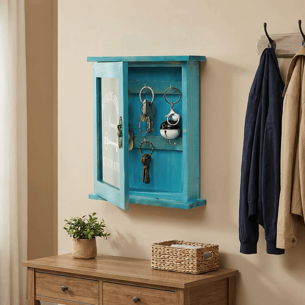 Cabinet Lock Key - Entryway Organizer Vintage Cabinet Key Rack