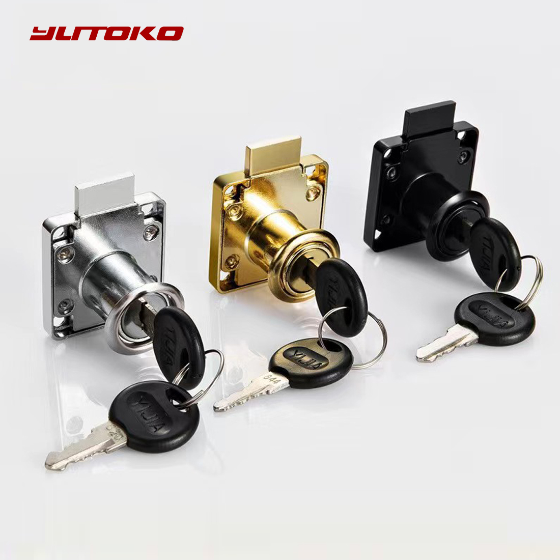 Furniture Hardware Latch - Yutoko High-grade Desk Drawer Lock Wardrobe