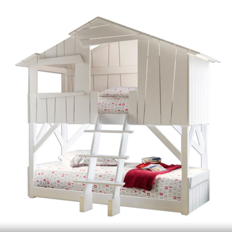 Furniture Hardware Lowes - French Solid Wood Oak Children's Bed