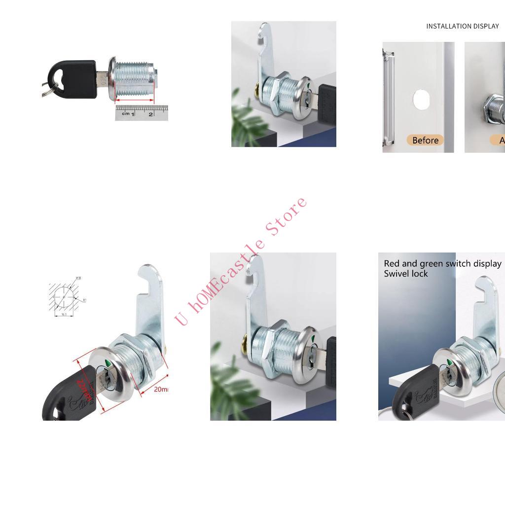 63HF 2set Cabinet Cams Lock wi - огляд і ціна Cabinet Lock Key