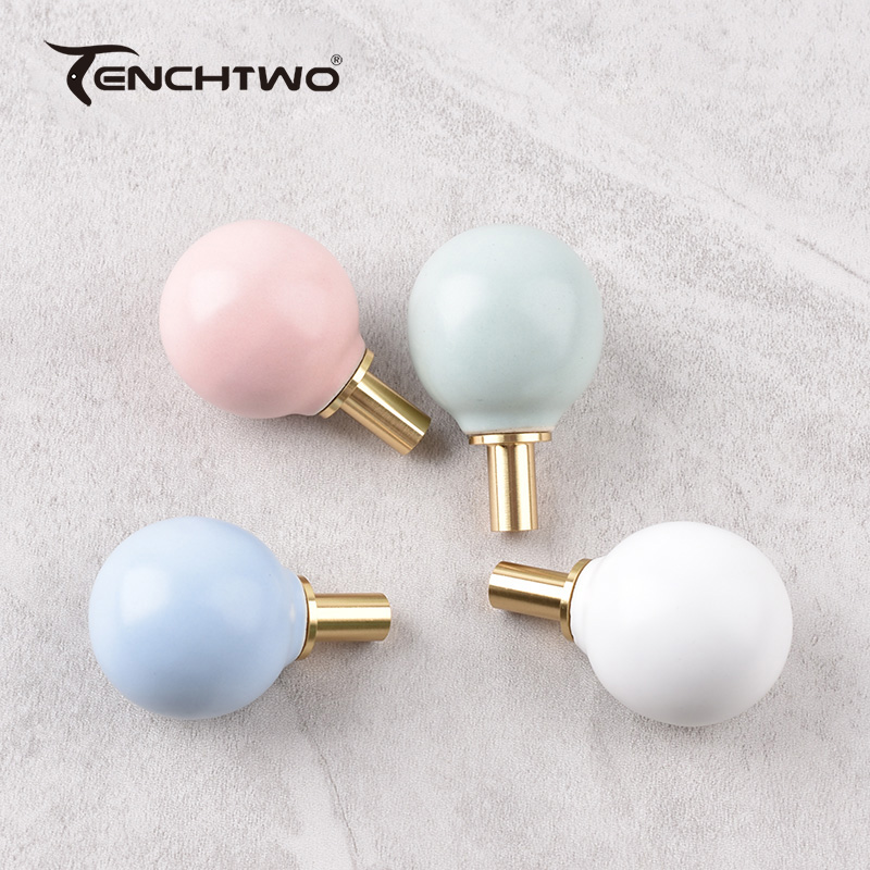 Round Ceramic Hook Clothes Han - огляд і ціна Furniture Hardware Latch