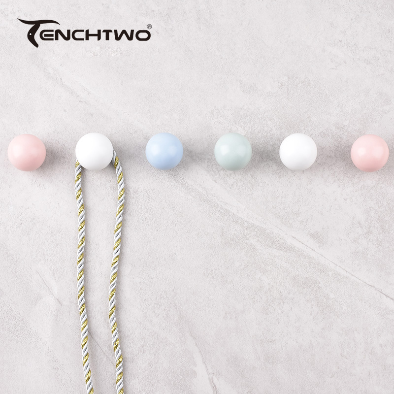 Round Ceramic Hook Clothes Han - огляд і ціна Furniture Hardware Latch