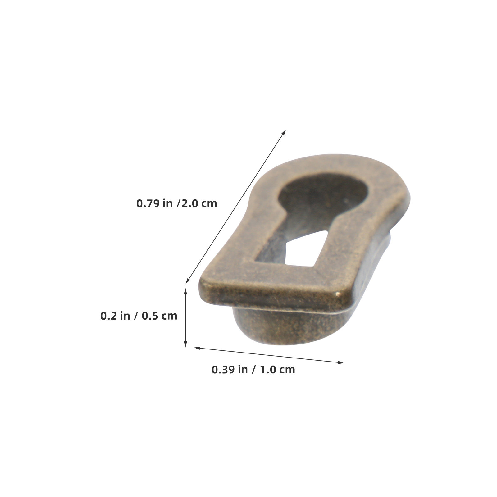12Pcs Oval Zinc Alloy Keyhole  - огляд і ціна Furniture Hardware Latch