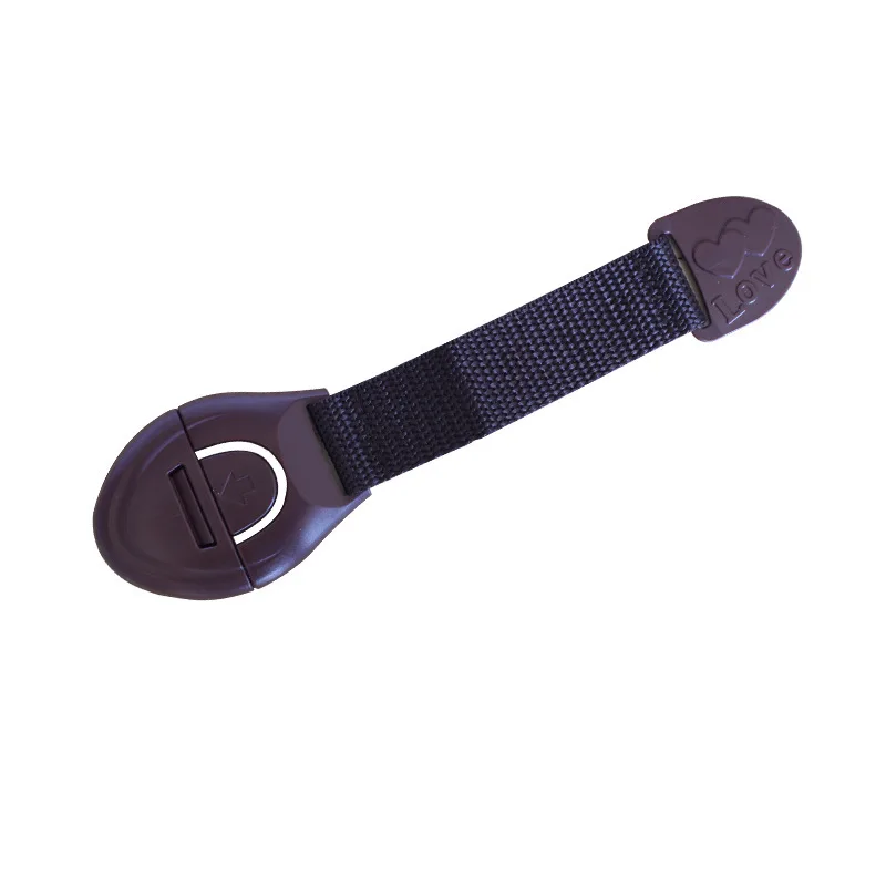 5pcs/lot Brown Cabinet Safety  - огляд і ціна Furniture Hardware Latch