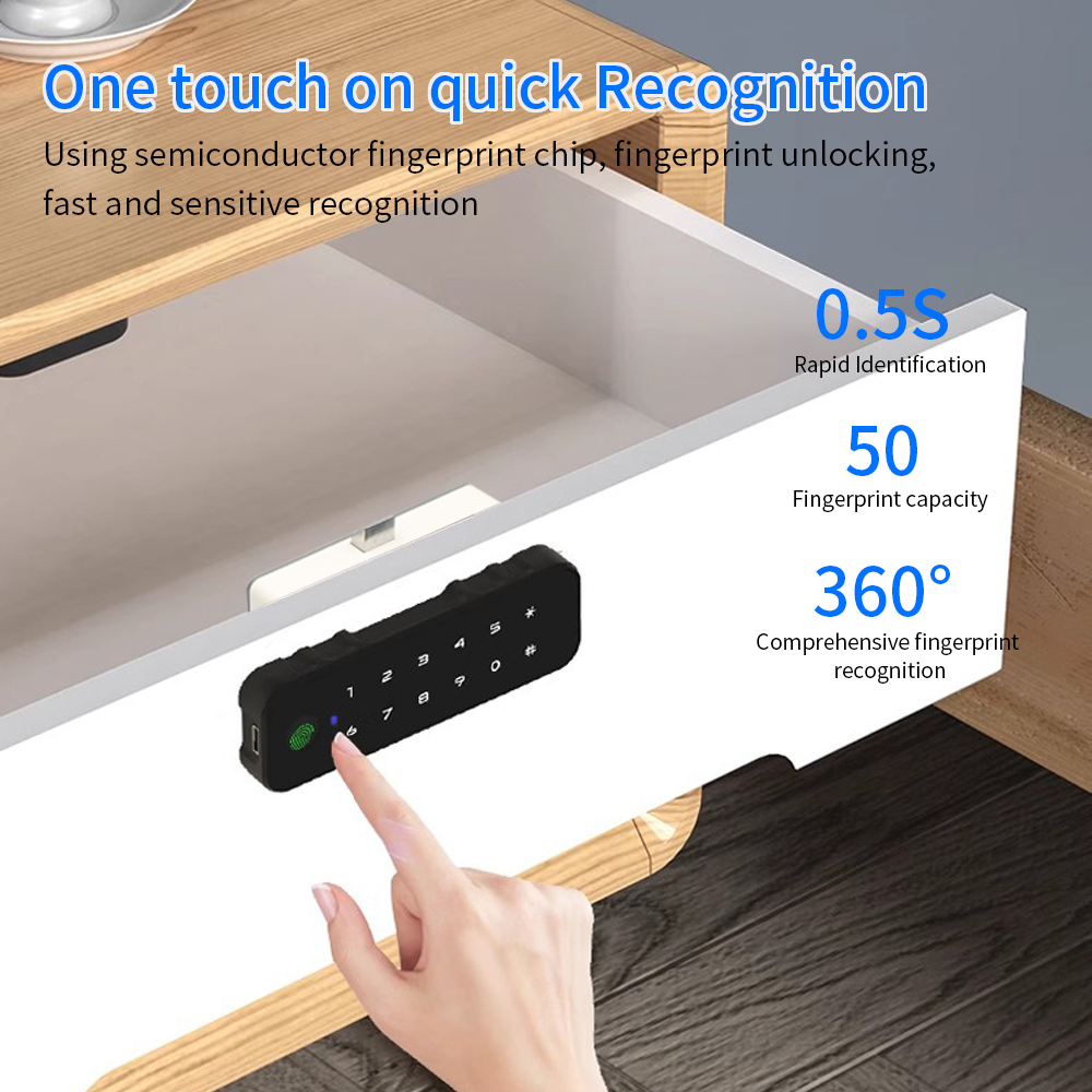 Tuya Bluetooth Smart Wood Cabi - огляд і ціна Cabinet Lock Key