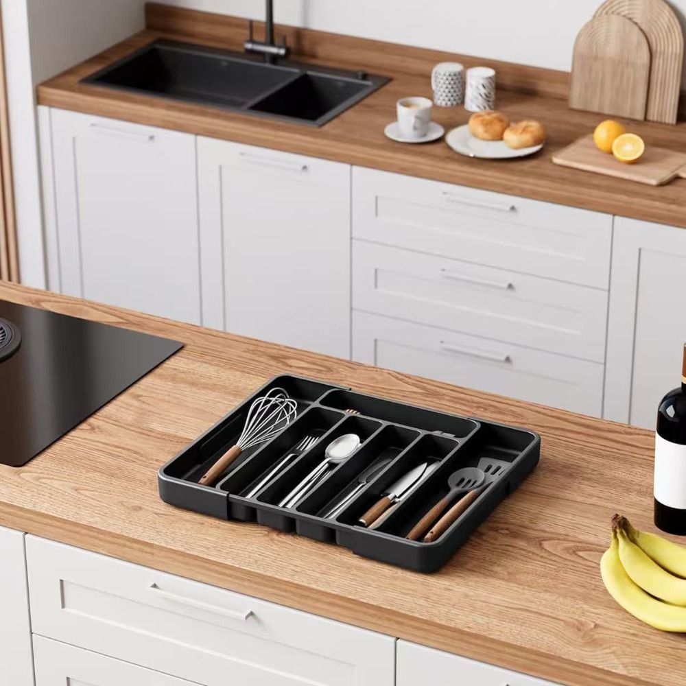 Adjustable Cutlery Drawer Orga - огляд і ціна Drawer Organizer Peg
