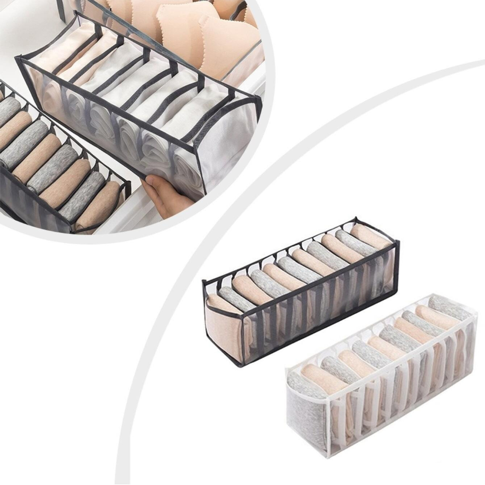 7 Grids Underwear Drawer Organ - огляд і ціна Drawer Organizer Peg
