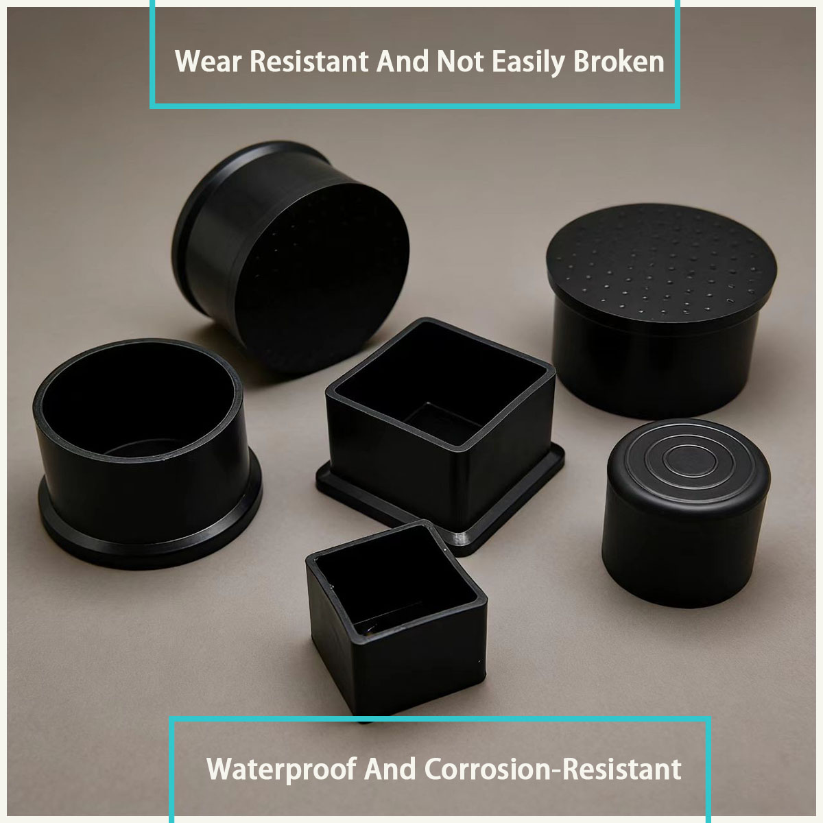 Square/circular black PVC soft - огляд і ціна Used Furniture Hardware