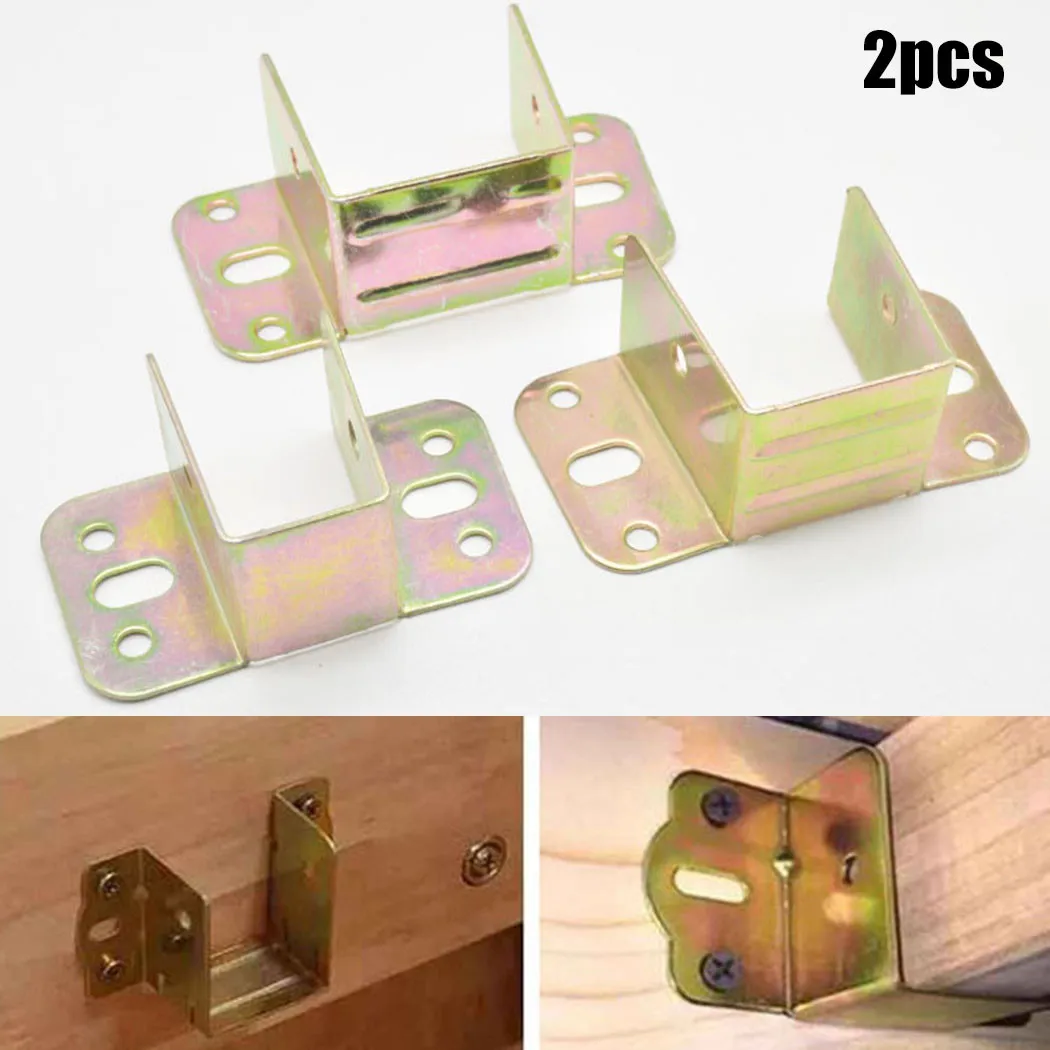 2pcs U Shaped Metal Bed Bracke - огляд і ціна Furniture Hardware For Bed