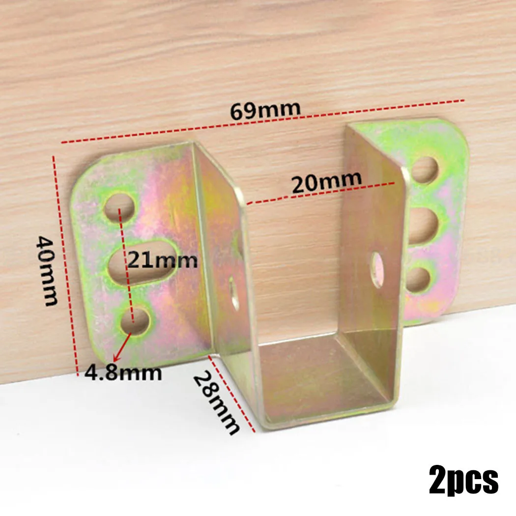 2pcs U Shaped Metal Bed Bracke - огляд і ціна Furniture Hardware For Bed