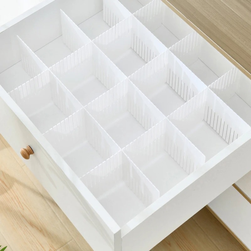 4/8/12PCS Adjustable Drawer Di - огляд і ціна Drawer Organizer Peg