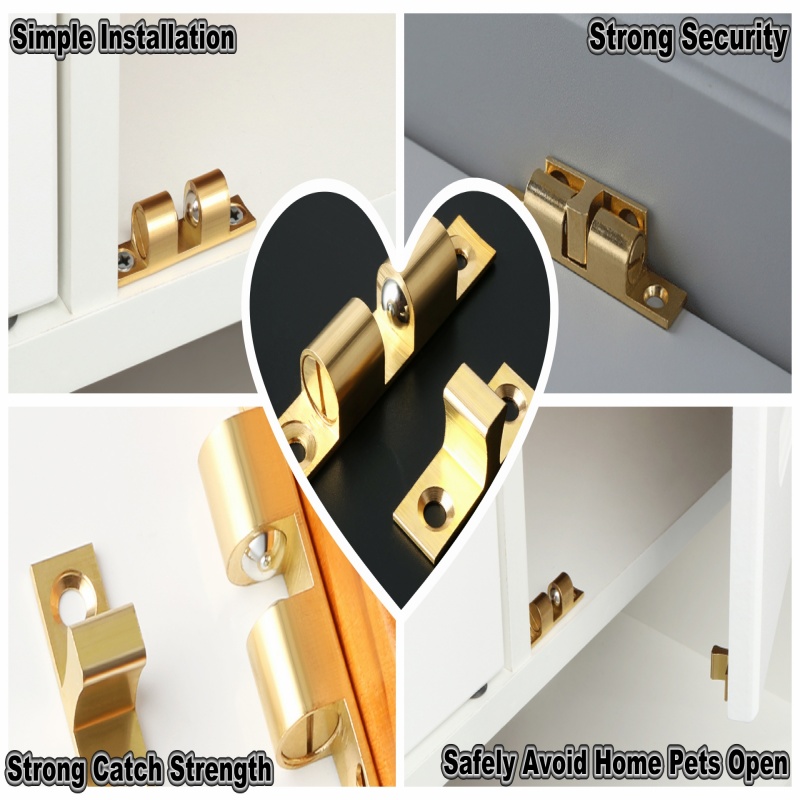 3/6pcs Cabinet Closet Door Bal - огляд і ціна Furniture Hardware Latch
