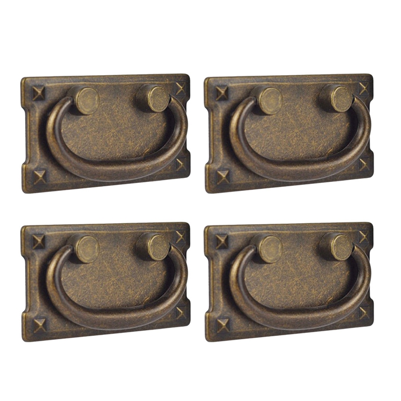 4Pcs Vintage Antique Bronze Dr - огляд і ціна Furniture Hardware Latch