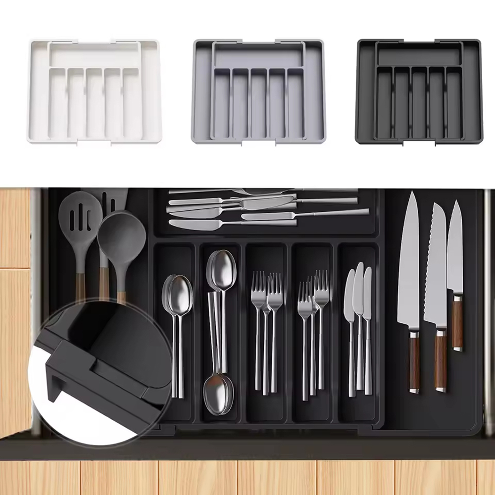 Adjustable Flatware Organizer  - огляд і ціна Drawer Organizer Peg