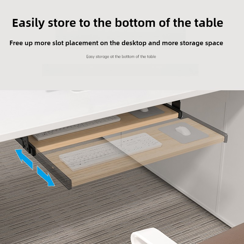 Under Desk Keyboard Tray Slide - огляд і ціна Drawer Organizer Peg