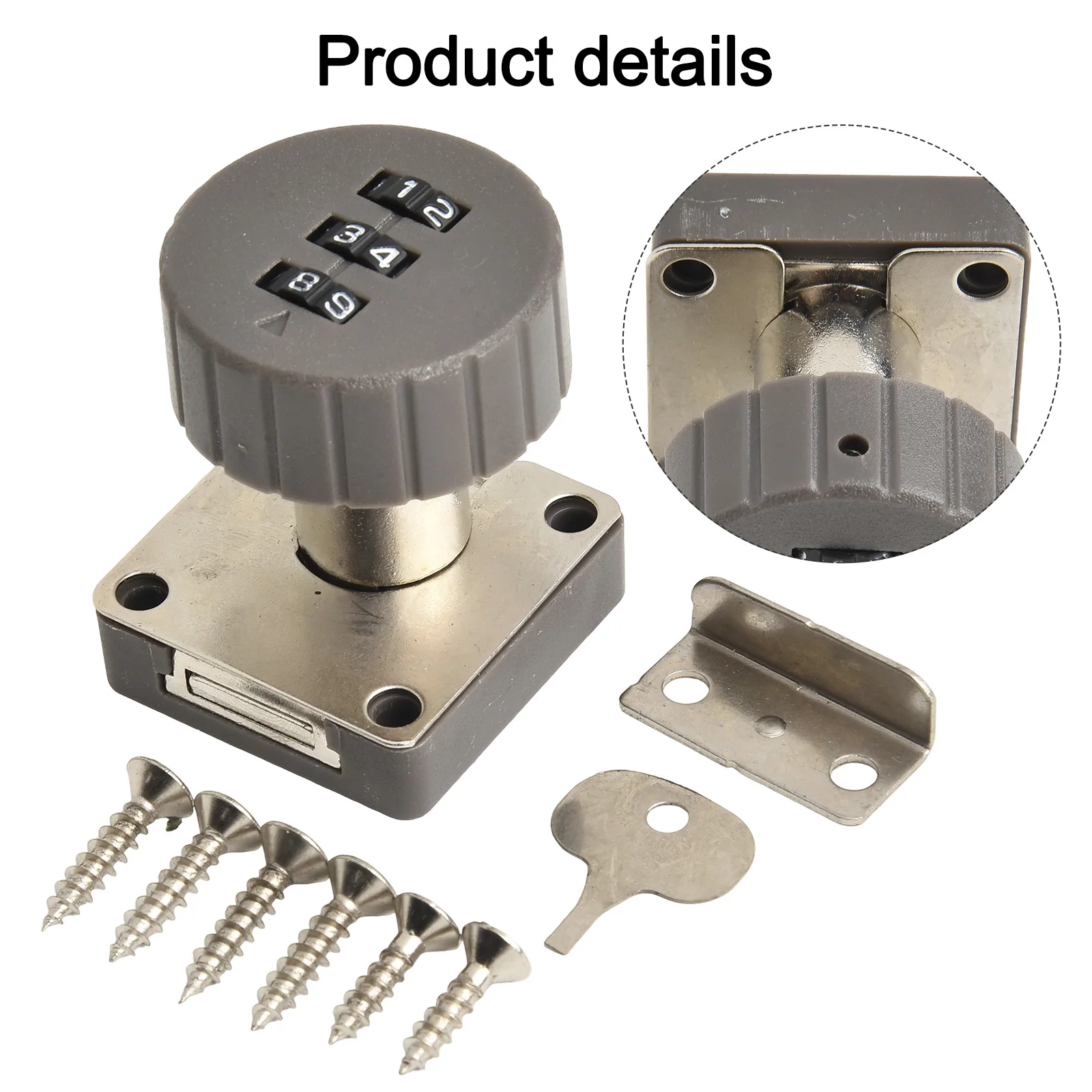 Drawer Code Lock 3 Digit Combi - огляд і ціна Furniture Hardware Cam Lock