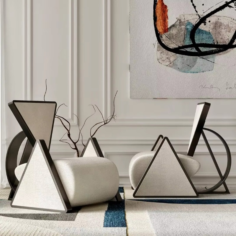 Modern metal triangular lounge - огляд і ціна Used Furniture Hardware