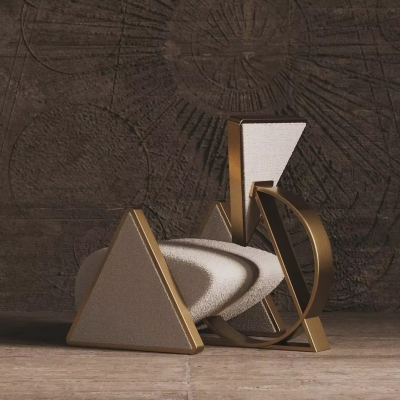 Modern metal triangular lounge - огляд і ціна Used Furniture Hardware