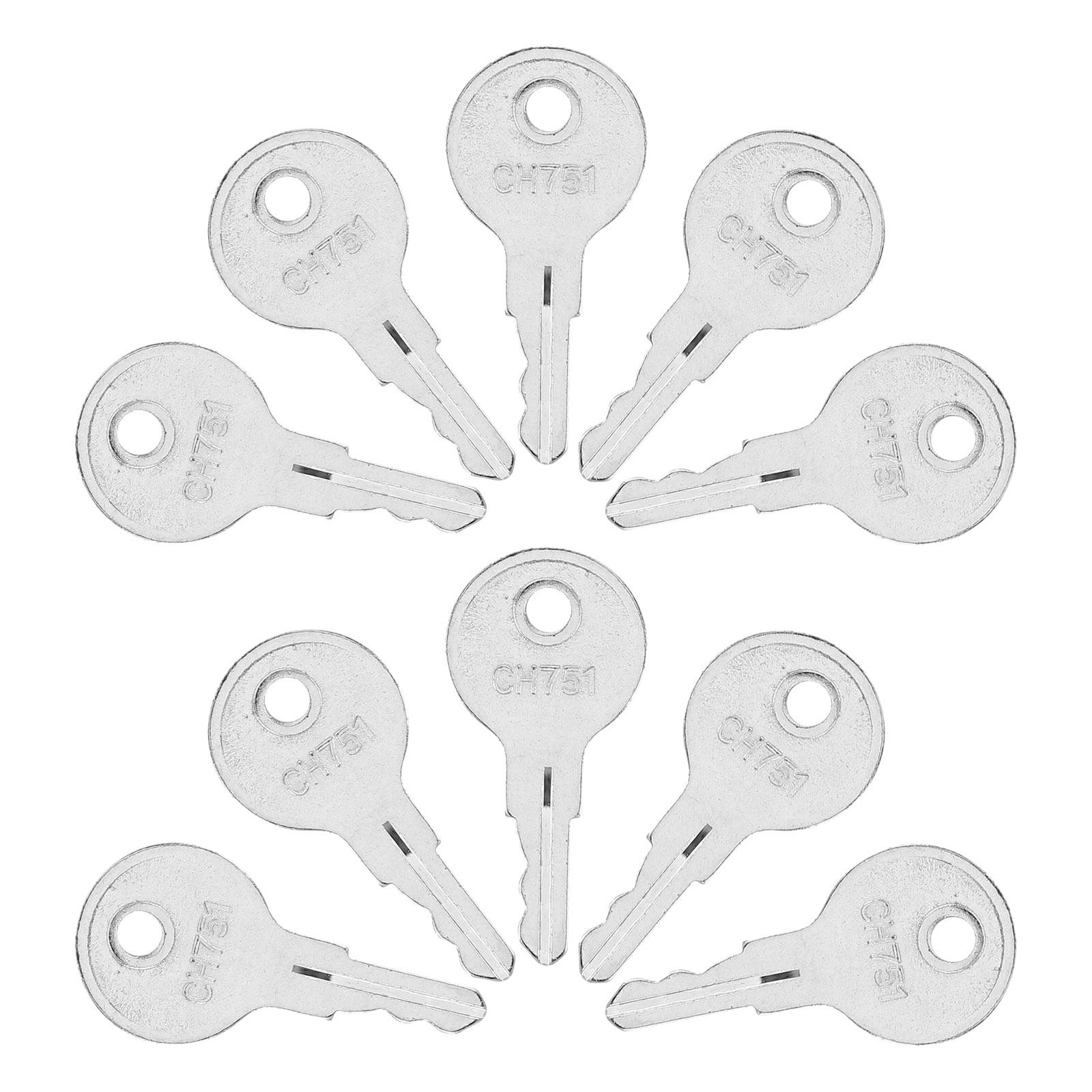 10Pcs Universal Rv Keys Heavy  - огляд і ціна Cabinet Lock Key