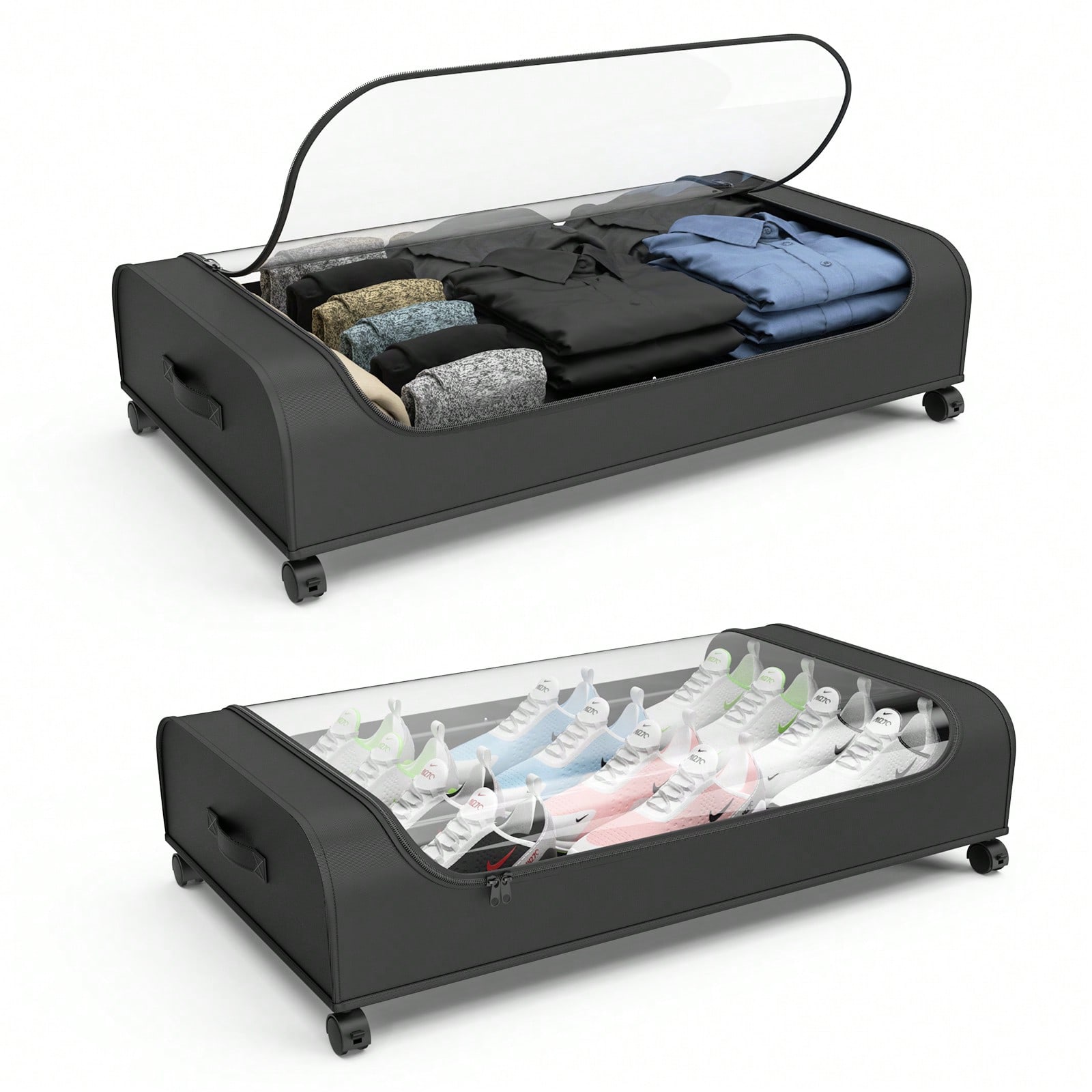 Underbed Storage Organizer Wit - огляд і ціна Furniture Hardware For Bed