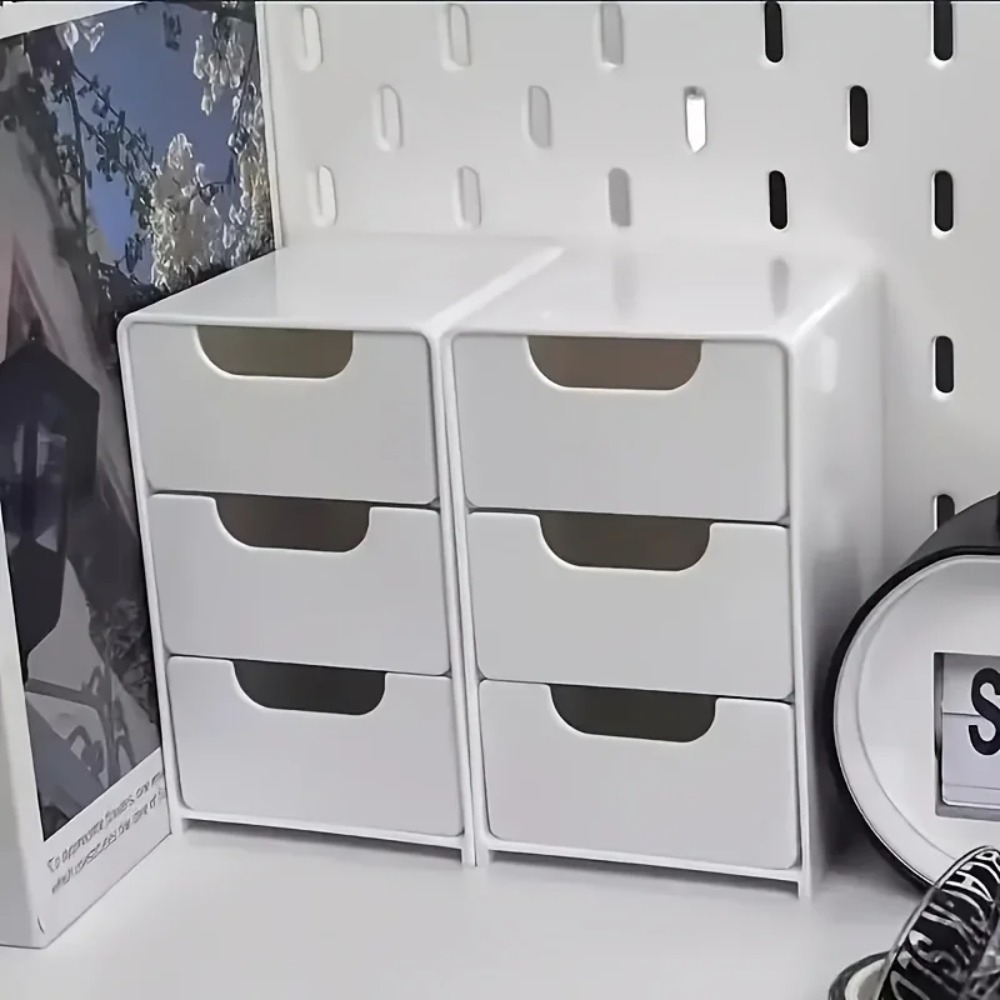 Chic 3-Tier Desk Organizer wit - огляд і ціна Drawer Organizer Peg