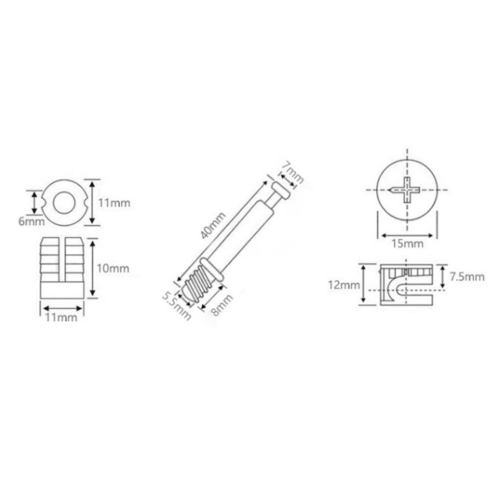 3 in 1 Dowel Jig Screw Furnitu - огляд і ціна Furniture Hardware Cam Lock