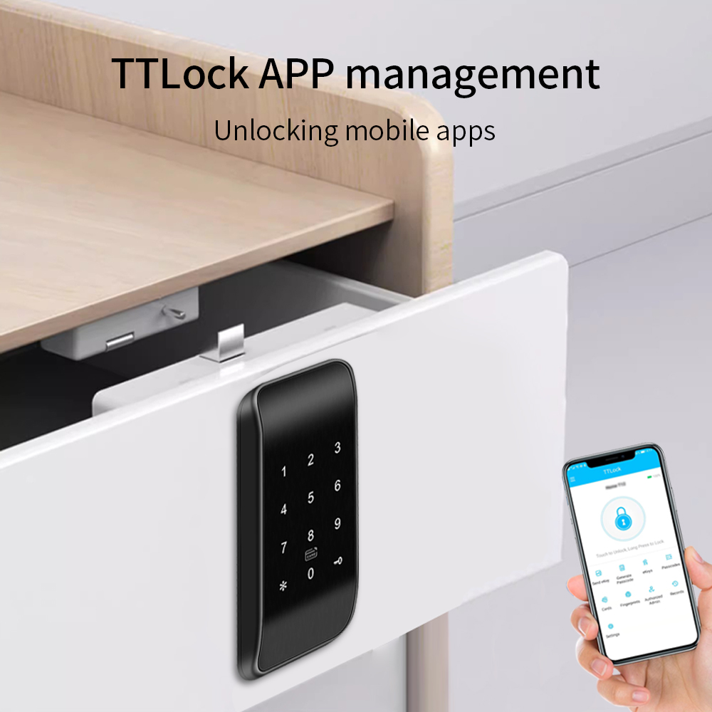 TTLOCK 13.56Mhz Fingerprint Dr - огляд і ціна Furniture Hardware Latch