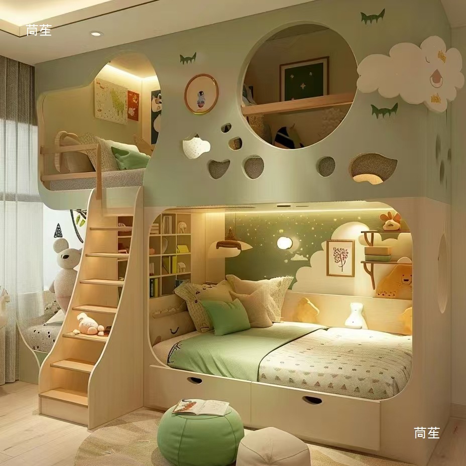 Solid Wood Children's Bed High - огляд і ціна Furniture Hardware Lowes