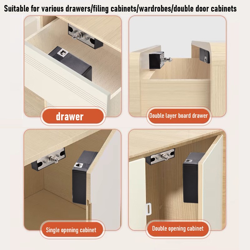 Tuya Smart Cabinet Door Lock K - огляд і ціна Furniture Hardware Latch