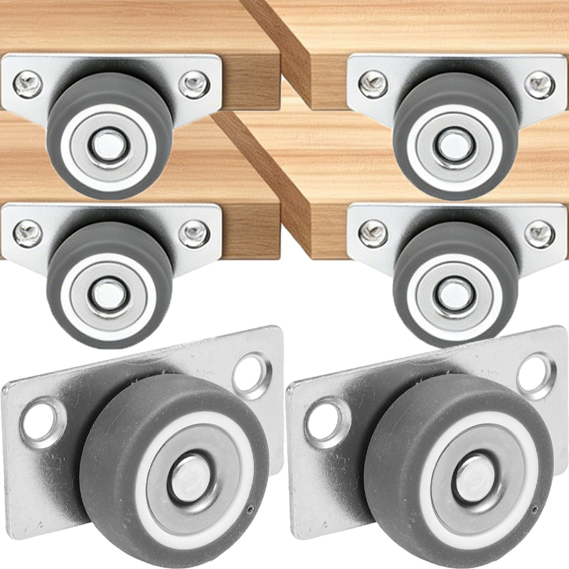 1-8set Silent Side Mounted Whe - огляд і ціна Furniture Hardware Lowes