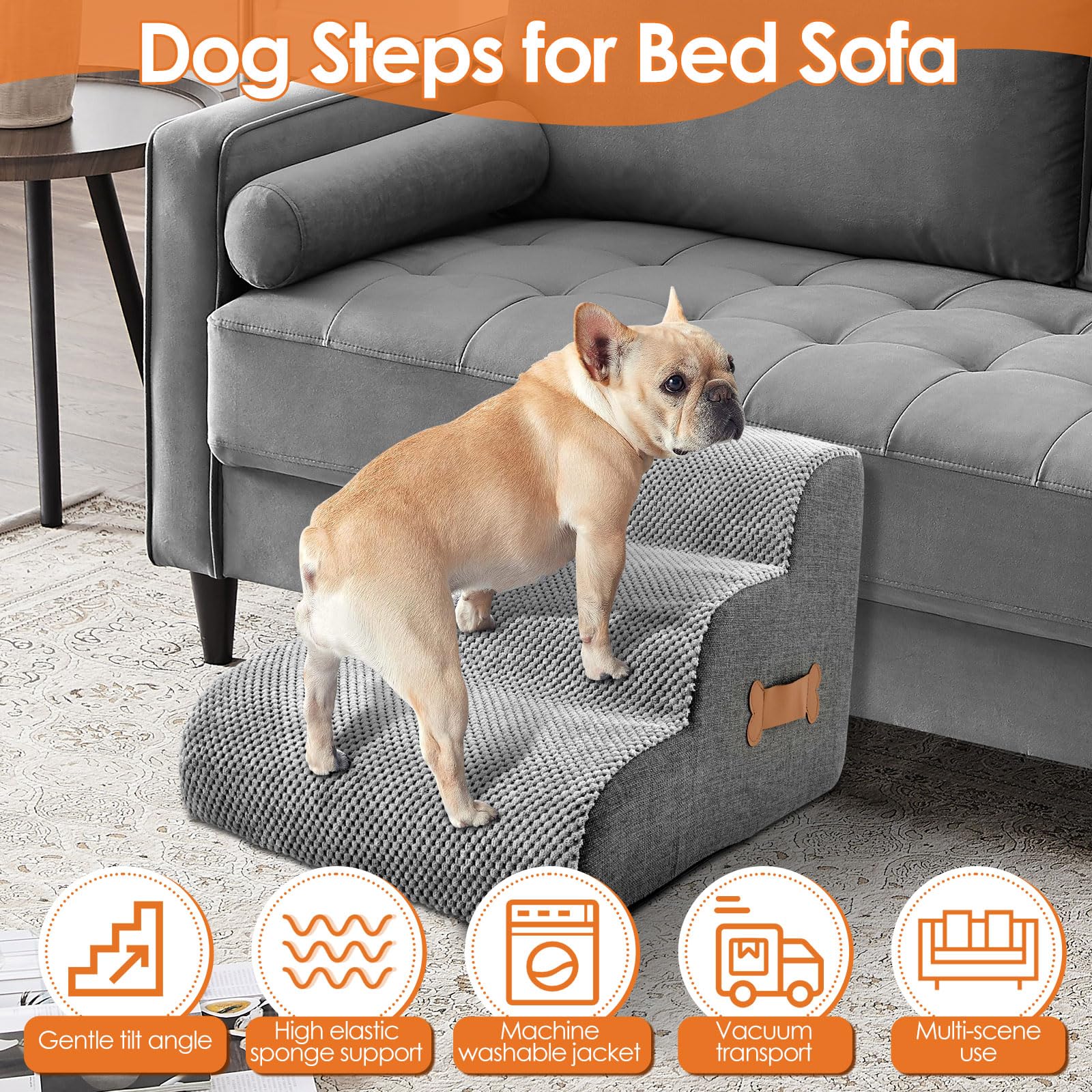 Ladder Puppys Stairs Pets Bone - огляд і ціна Furniture Hardware For Bed