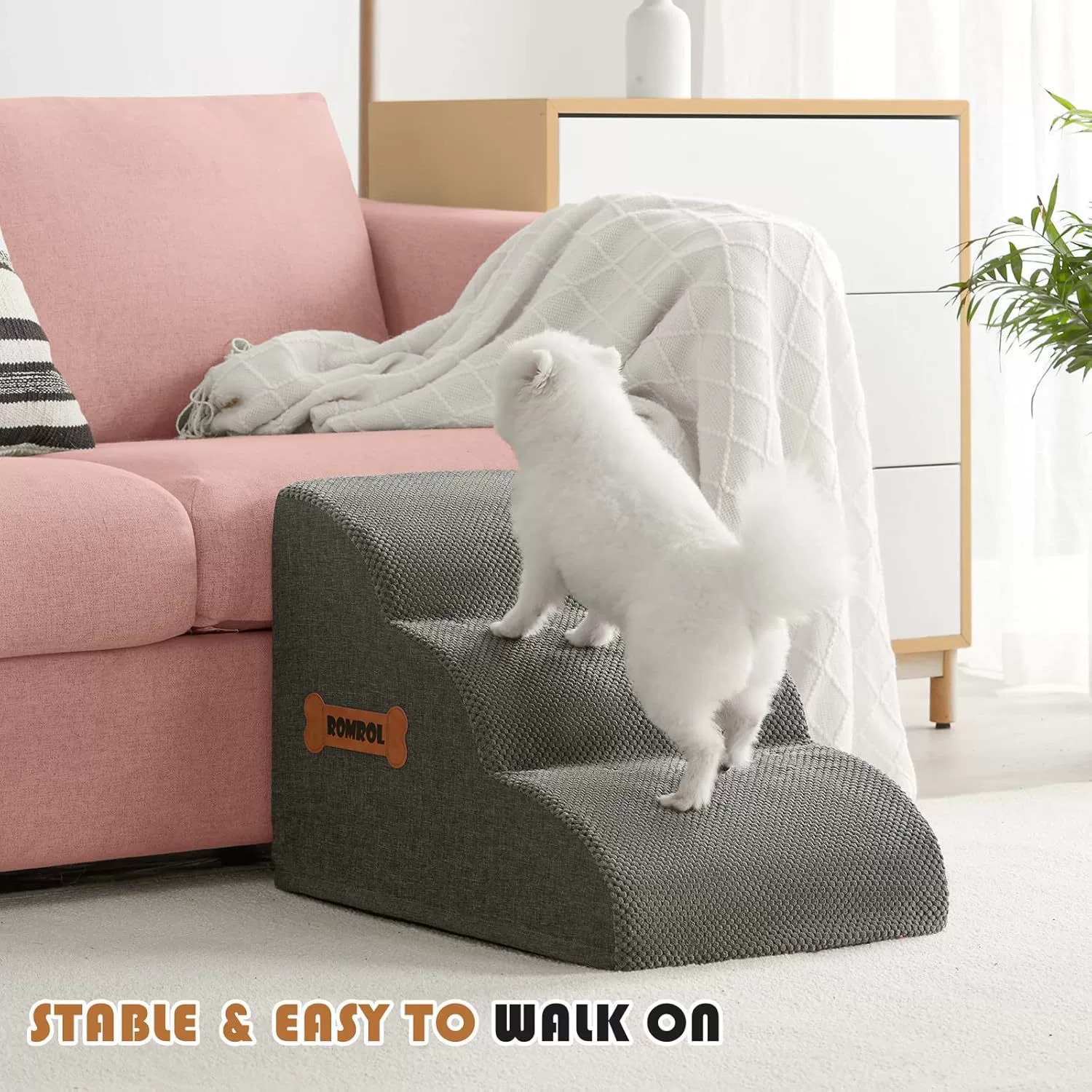 Ladder Puppys Stairs Pets Bone - огляд і ціна Furniture Hardware For Bed