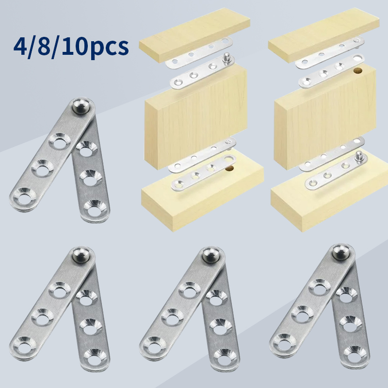 4/8/10 Pcs Rotating Hinges, Us - огляд і ціна Used Furniture Hardware