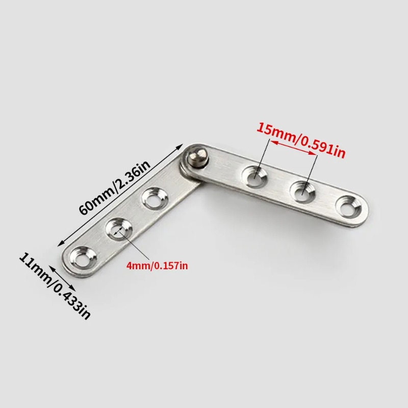 4/8/10 Pcs Rotating Hinges, Us - огляд і ціна Used Furniture Hardware